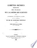 Comptes rendus hebdomadaires des séances de l'Académie des Sciences