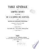 Comptes rendus hebdomadaires des séances de l'Académie des Sciences