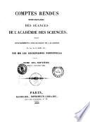Comptes Rendus Hebdomadaires des Seances de l'Academie des Sciences