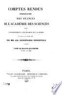 Comptes rendus hebdomadaires des séances de l'Académie des sciences
