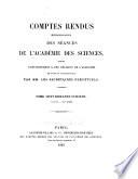 Comptes rendus hebdomadaires des séances de l'Académie des sciences