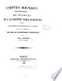 Comptes rendus hebdomadaires des séances de l'Académie des Sciences