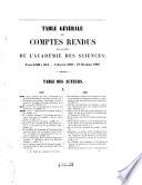 Comptes rendus hebdomadaires des séances de l'Académie des sciences