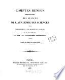 Comptes rendus hebdomadaires des séances de l'Académie des Sciences