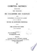 Comptes rendus hebdomadaires des séances de l'Académie des sciences