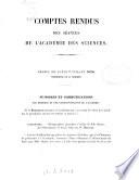 Comptes rendus hebdomadaires des séances de l'Académie des sciences