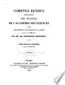 Comptes rendus hebdomadaires des séances de l'Académie des sciences