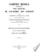 Comptes rendus hebdomadaires des séances de l'Académie des sciences