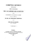 Comptes rendus hebdomadaires des séances de l'Académie des Sciences