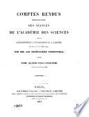 Comptes rendus hebdomadaires des séances de l'Académie des sciences