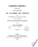 Comptes rendus hebdomadaires des séances de l'Académie des sciences