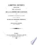 Comptes rendus hebdomadaires des séances de l'Académie des Sciences