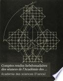 Comptes rendus hebdomadaires des séances de l'Académie des sciences