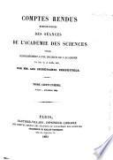 Comptes rendus hebdomadaires des séances de l'Académie des sciences