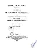 Comptes rendus hebdomadaires des séances de l'Académie des sciences