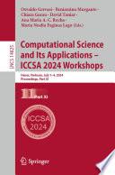 Computational Science and Its Applications – ICCSA 2024 Workshops
