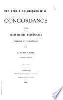 Concordance des chronologies néoméniques chinoise et européenne