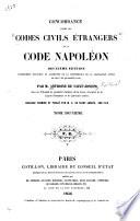 Concordance entre les codes civils étrangers et le Code Napoléon