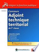 Concours Adjoint technique territorial de 1ère classe