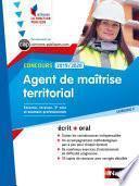 Concours Agent de maîtrise territorial 2019-2020