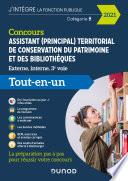 Concours Assistant (principal) territorial de conservation du patrimoine et des bibliothèques