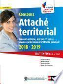 Concours Attaché territorial - Catégorie A - intégrer la fonction publique - 2018-2019