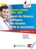 Concours commun Agent des finances publiques, des douanes et de la concurrence - Catégorie C - Intégrer la fonction publique - 2018/2019