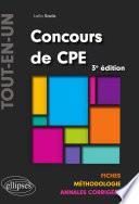 Concours CPE Tout-en-un - Fiches, Méthodologie, Annales corrigées - 3e édition