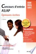 Concours d'entrée AS-AP