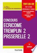 Concours Écricome Tremplin 2 et Passerelle 2 - 4e éd