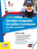 Concours Gardien-Brigadier de police municipale et garde champêtre 2022-2023 - Cat C N°4 E-pub