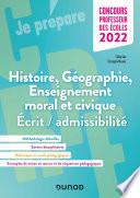 Concours Professeur des écoles - Histoire Géographie EMC 2022