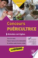 Concours puéricultrice - Annales corrigées