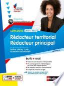 Concours Rédacteur territorial et Rédacteur principal 2021/2022 - Catégorie B E-PUB 2021