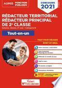 Concours Rédacteur territorial et Rédacteur principal de 2e classe - Catégorie B - Tout-en-un - F...