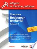 Concours Rédacteur territorial