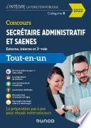 Concours Secrétaire administratif et SAENES - 2022