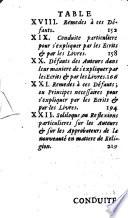 Conduite pour se taire et pour parles, principalement en matière de religion