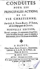 Conduites pour les principales actions de la vie chrétienne
