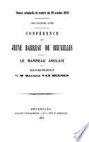 Conférence du jeune barreau de Bruxelles
