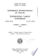 Conférence internationale du travail