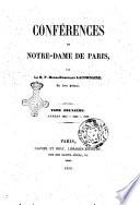 Conférences de Notre-Dame de Paris par Henry-Dominique Lacordaire