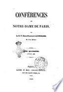 Conférences de Notre-Dame de Paris par Henry-Dominique Lacordaire