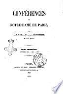 Conférences de Notre-Dame de Paris par Henry-Dominique Lacordaire