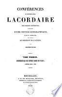 Conférences du révérend père Lacordaire