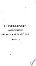 Conférences ecclésiastiques du diocèse d' Angers...