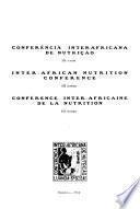 Conferência Interafricana de Nutrição, III Sessão