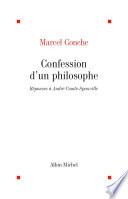 Confession d'un philosophe