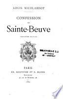 Confession de Sainte-Beuve