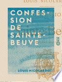 Confession de Sainte-Beuve